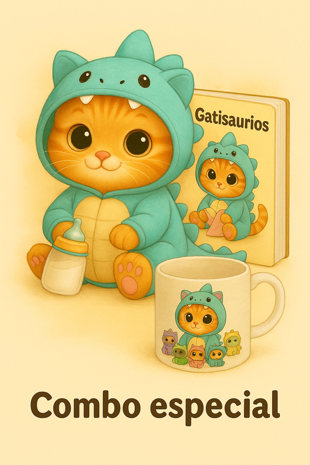 Combo Gatisaurios